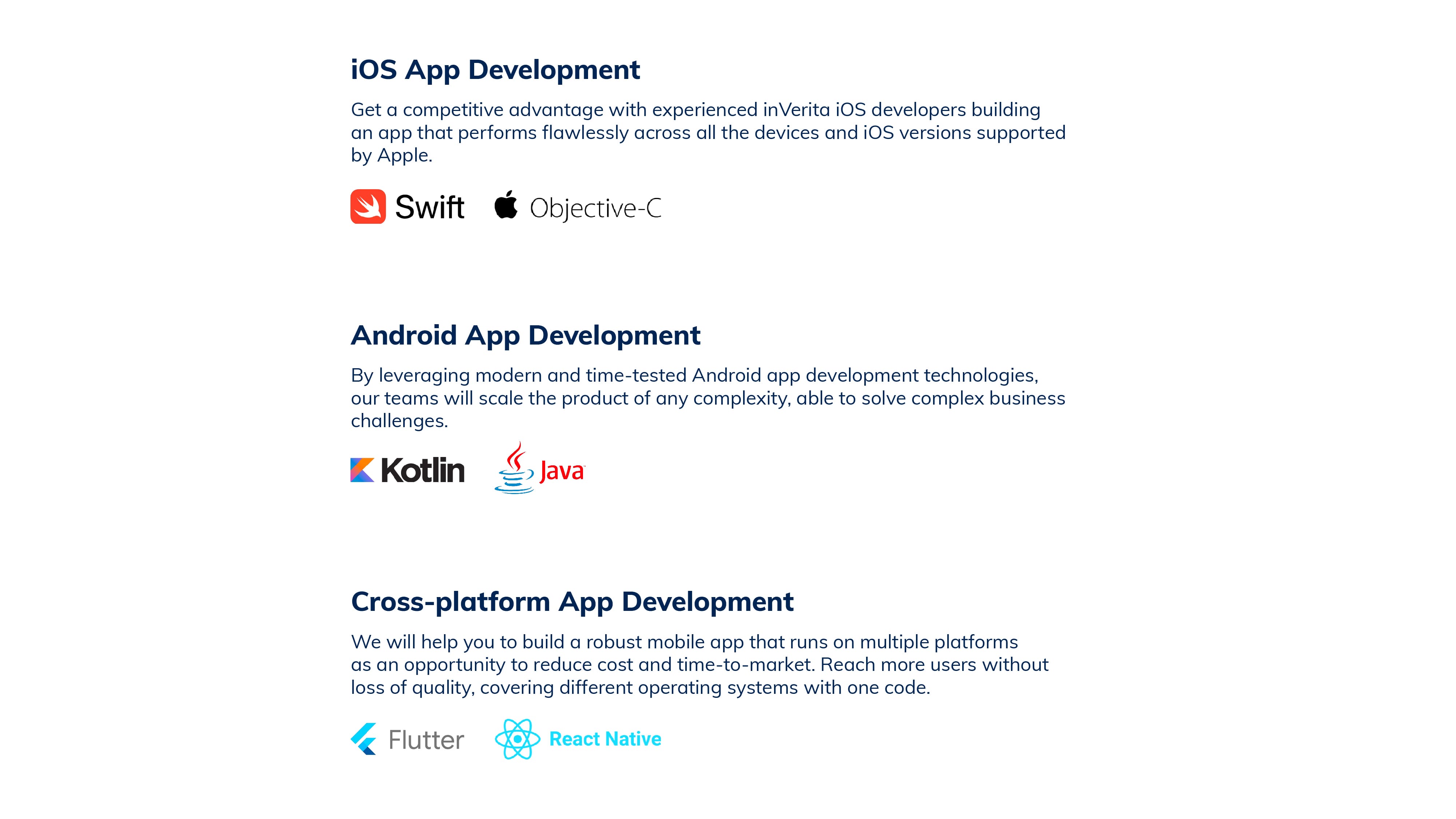 mobile app development