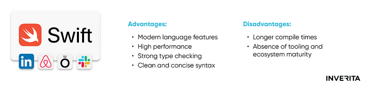 Swift pros and cons