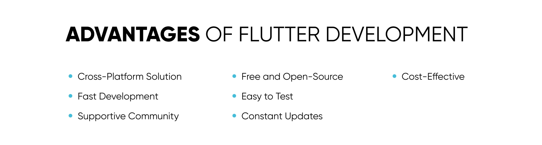 Main Flutter Advantages