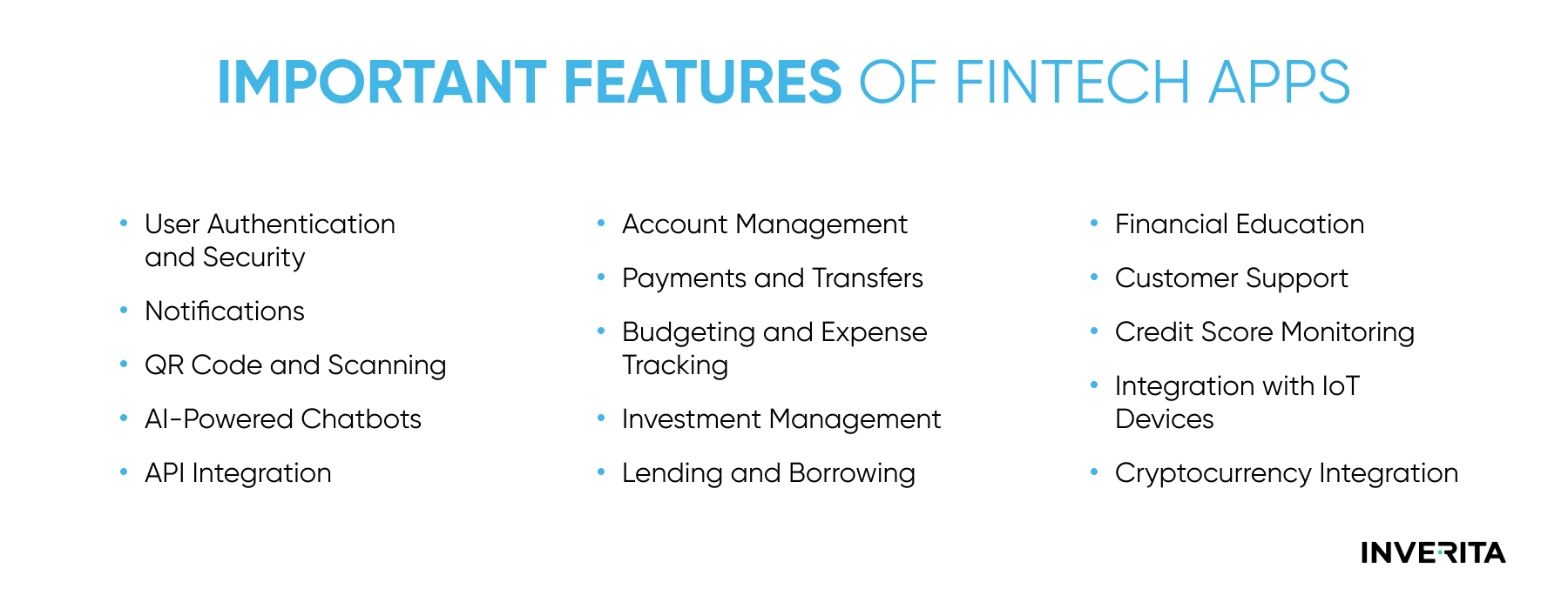 features of fintech apps