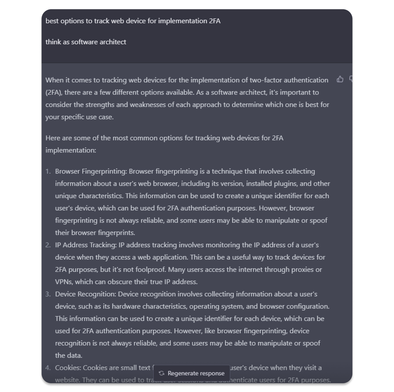 Chat GPT use case