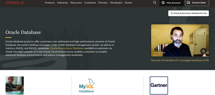Oracle database