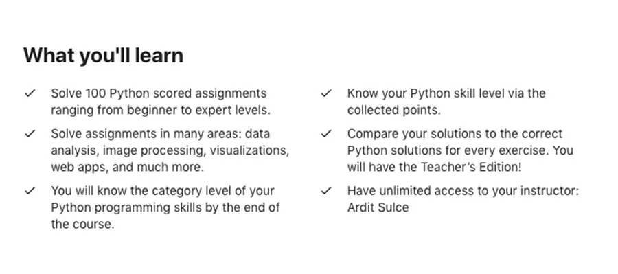 100 Python exercises