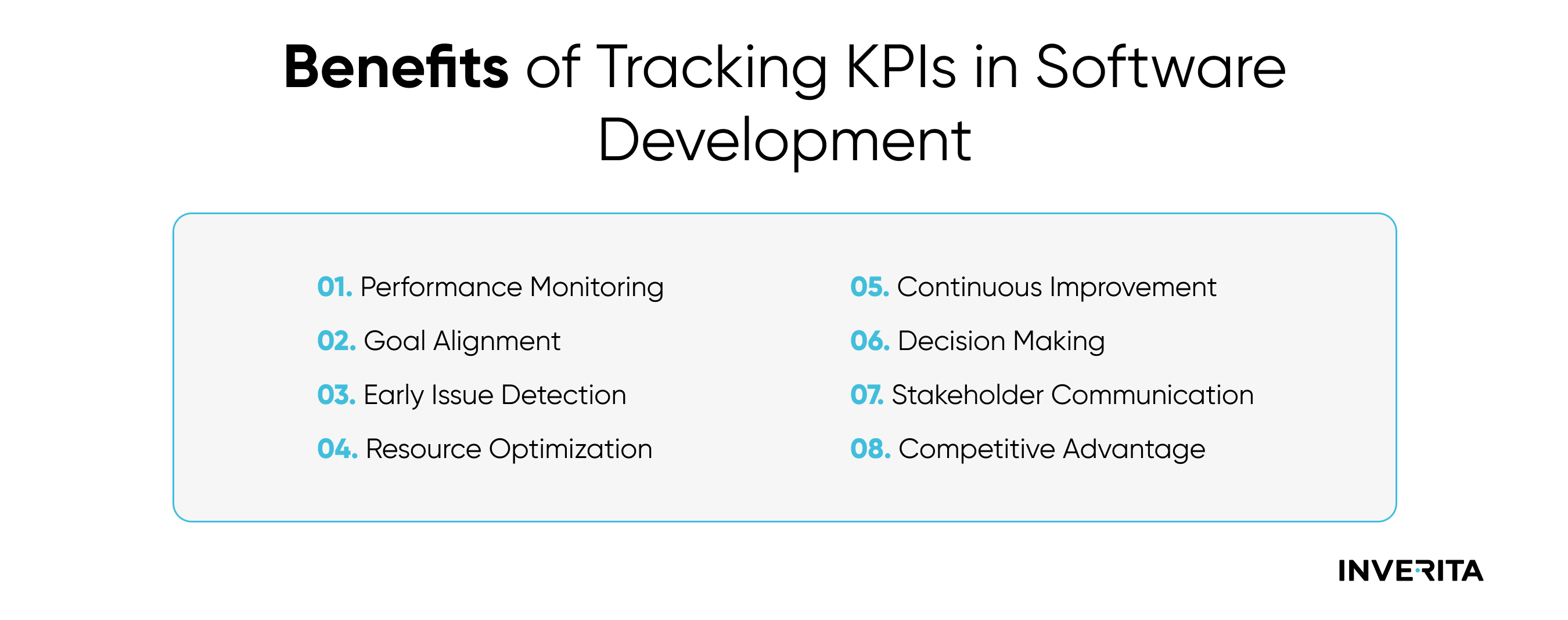 benefits of software development KPIs