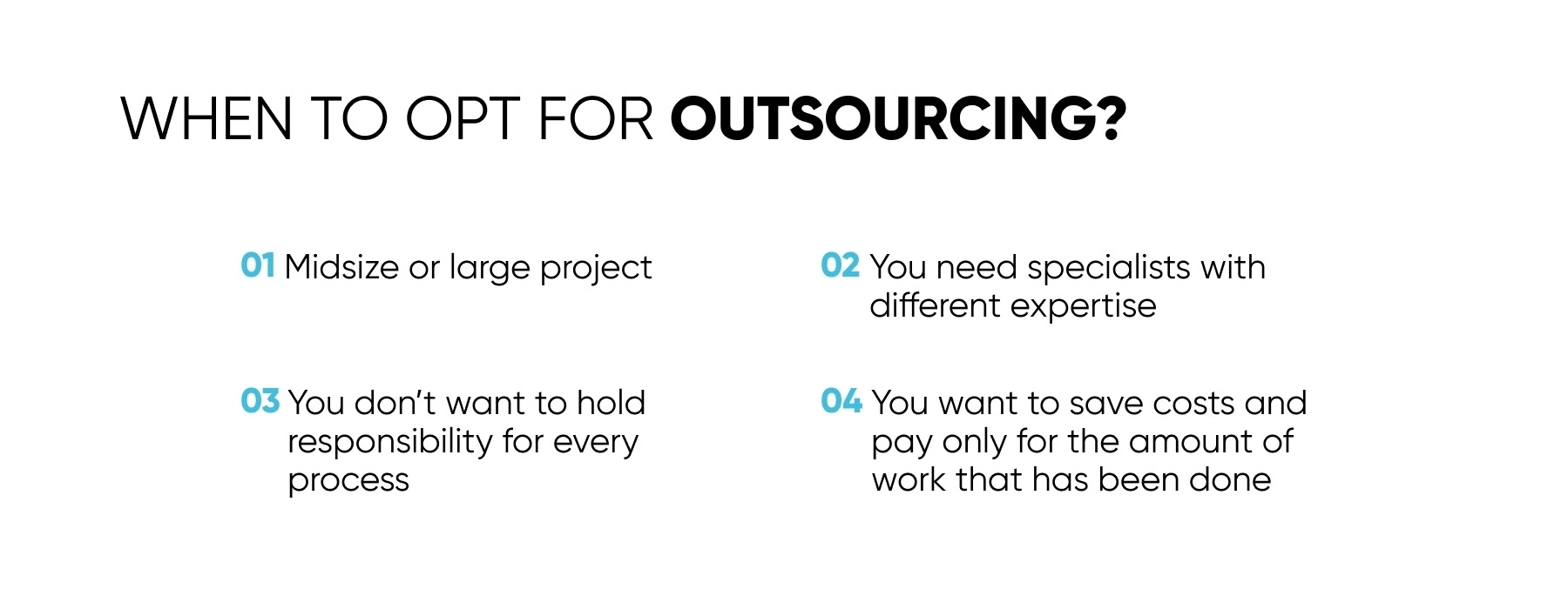 when to choose outsourcing