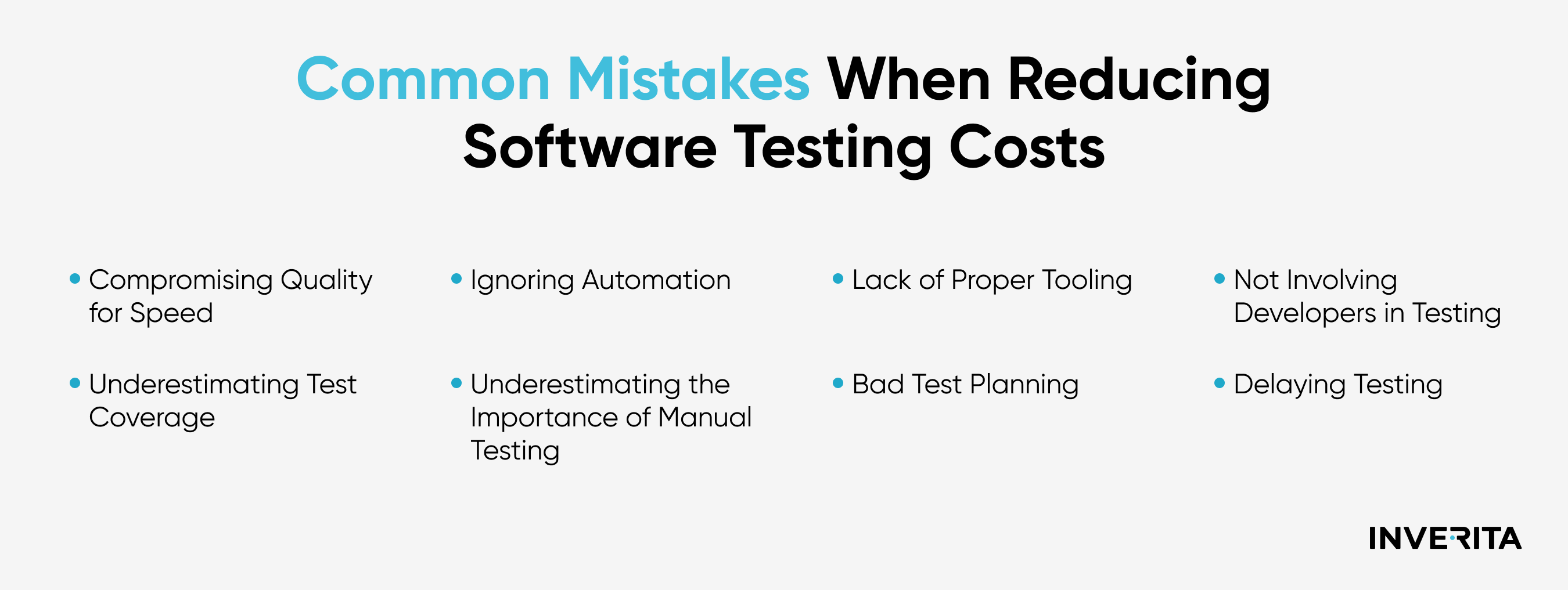 how to reduce software testing costs