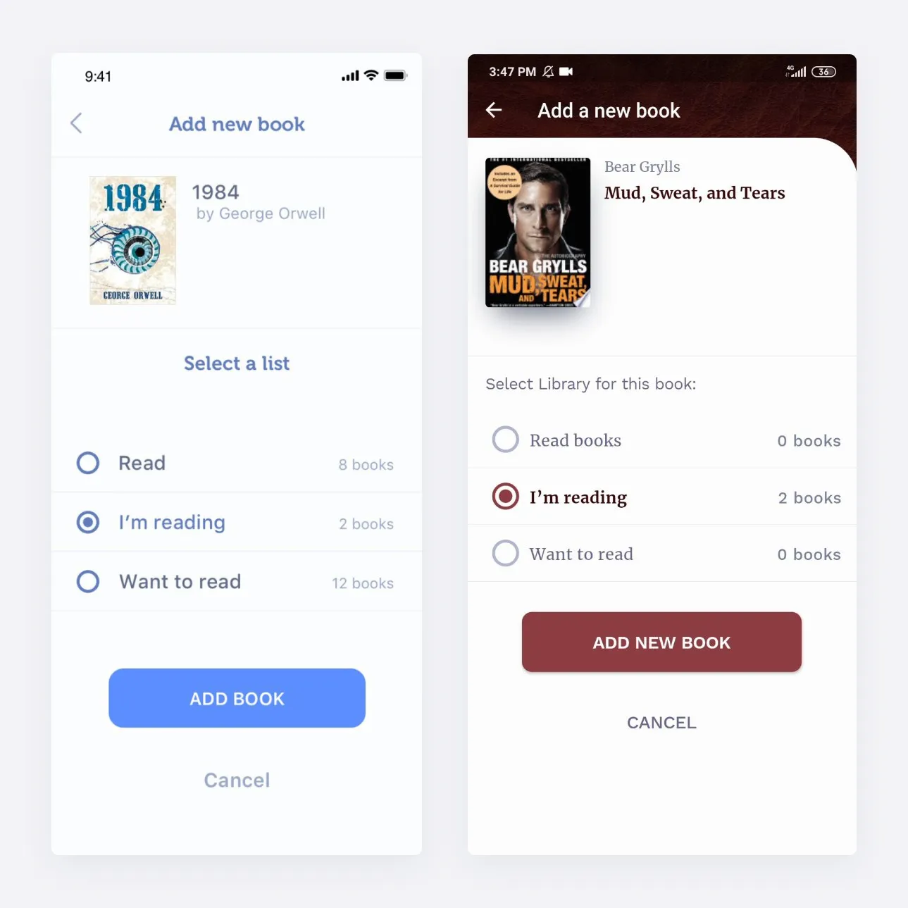 mvp prototypes design options