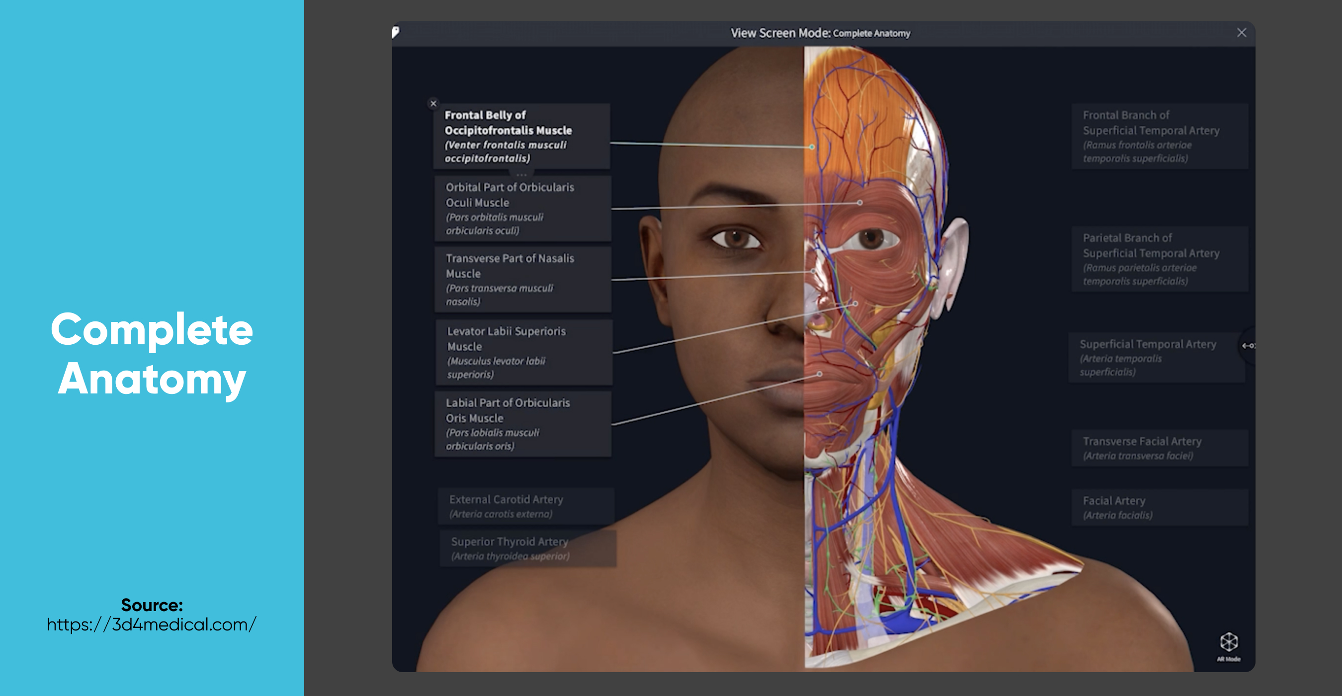 Augmented reality in healthcare