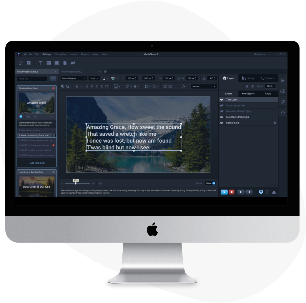 Web design and development services